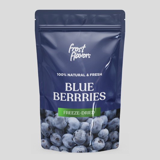 Freeze Dried Blueberries, 100% Preservative Free, No Added Sugar. All Natural Full Flavor Blueberries (75g)